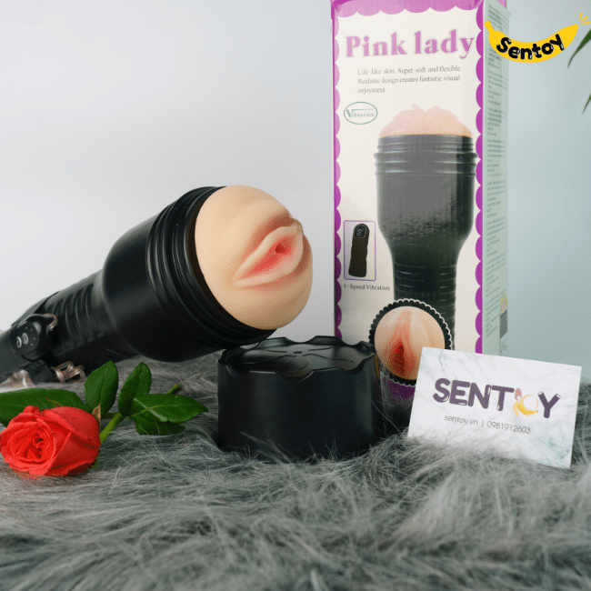 Âm đạo giả Pink Lady cực khít remote điều khiển rung đa chế độ (3)