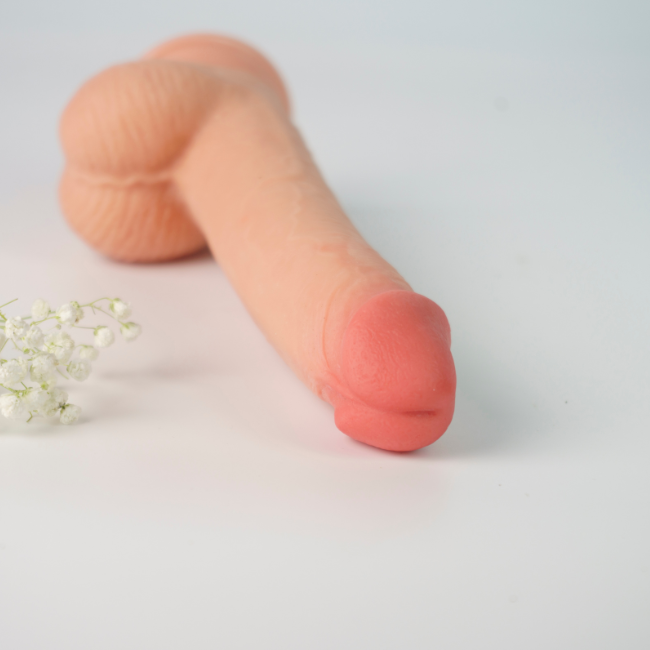 Dương vật giả Lovetoy Sliding 9 inch gắn tường siêu mềm (3)