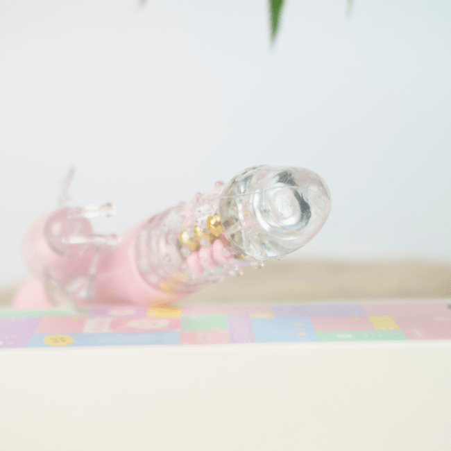 Dương vật giả Pink Butterfly Penis rung xoay thụt (2)