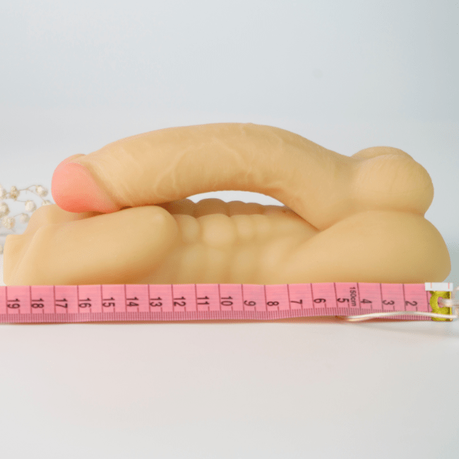 Dương vật giả bán thân búp bê Bigger Man rung kích thích mạnh (5)