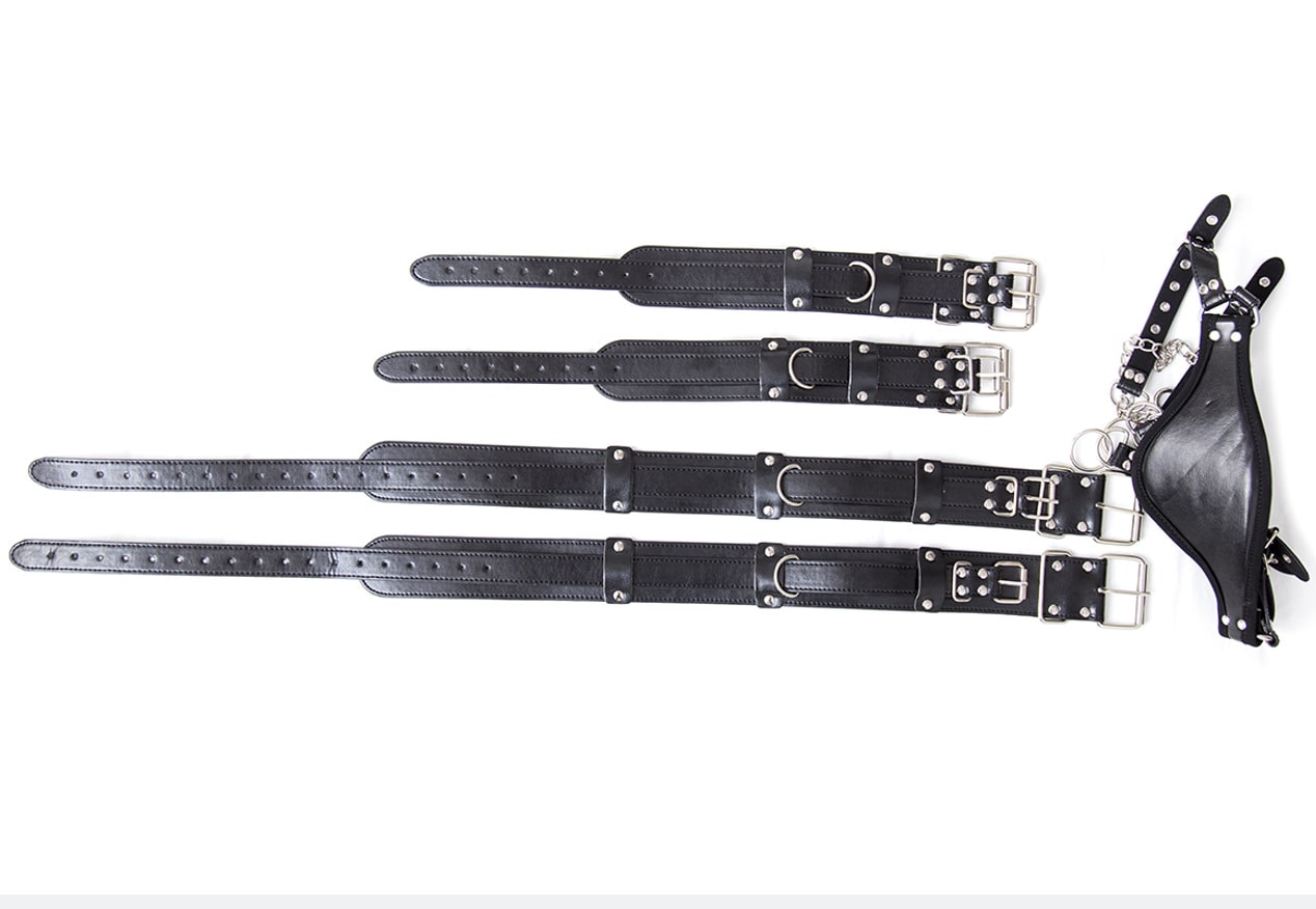 Đồ chơi BDSM Combo trói tay chân mở rộng âm đạo (3)