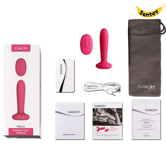 Đồ chơi hậu môn Svakom Primo rung 25 chế độ có sưởi ấm (2)