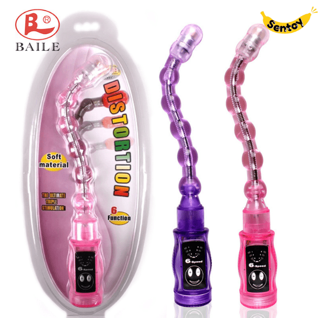 Đồ chơi hậu môn uốn cong Lybaile DISTORTION 6 chế độ rung (1)