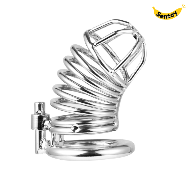Dụng cụ khóa dương vật Rọ inox cao cấp không rỉ an toàn (3)