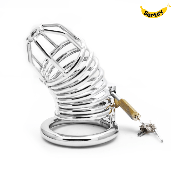 Dụng cụ khóa dương vật Rọ inox cao cấp không rỉ an toàn (4)