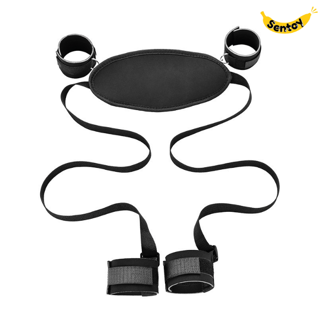 Dụng cụ trói tay chân khóa cổ SM đa dạng tư thế làm tình (7)