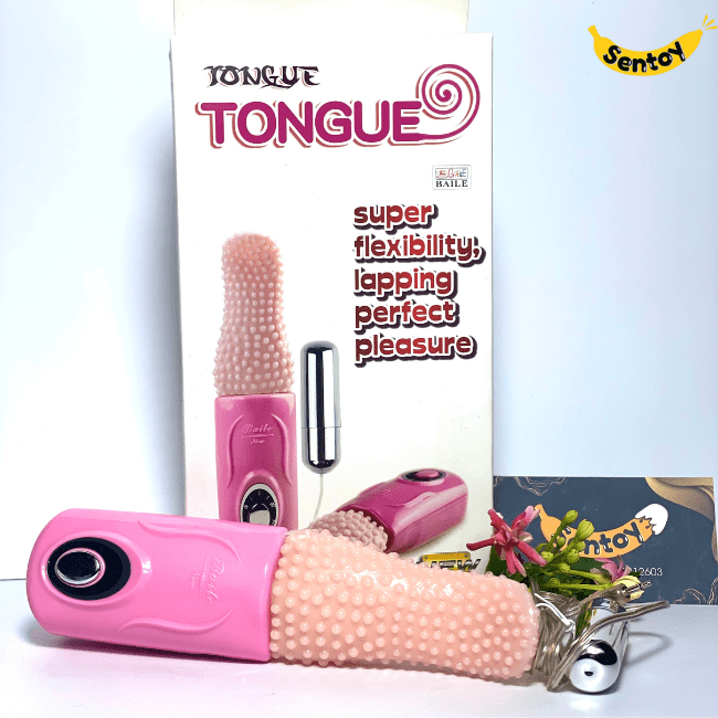 Lưỡi giả TONGUE 3 tần số rung massage hột le sung sướng (2)