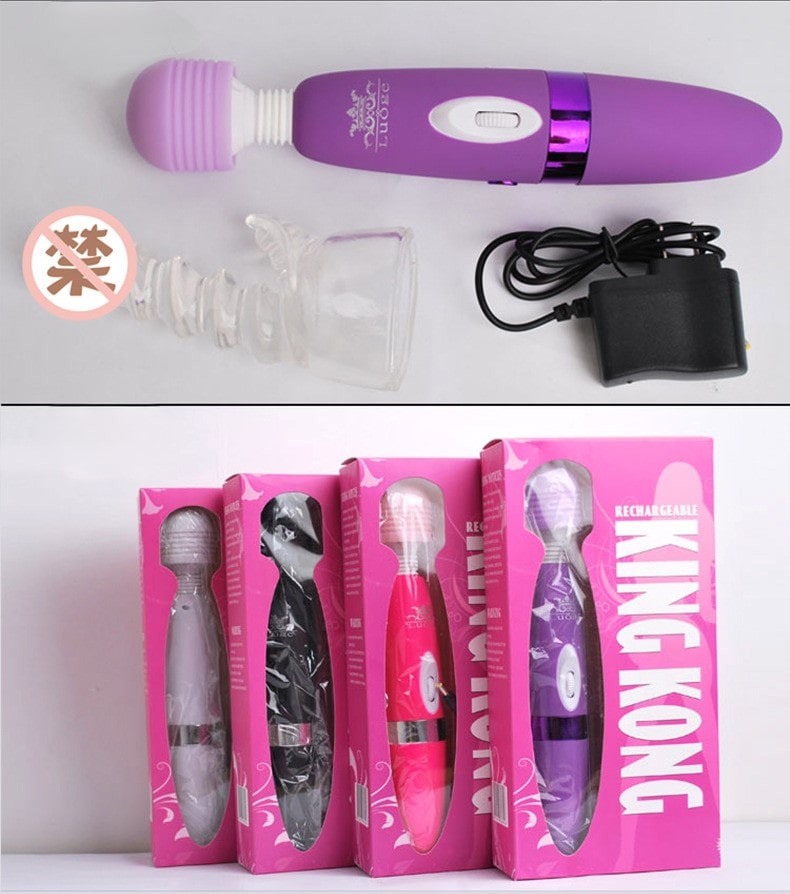 Máy massage Luoge King Kong rung đa chế độ sạc pin (8)