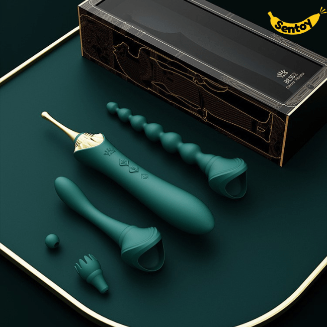 Máy massage nữ hoàng Zalo Queen Bess 2 kích thích với 4 đầu phụ (1)