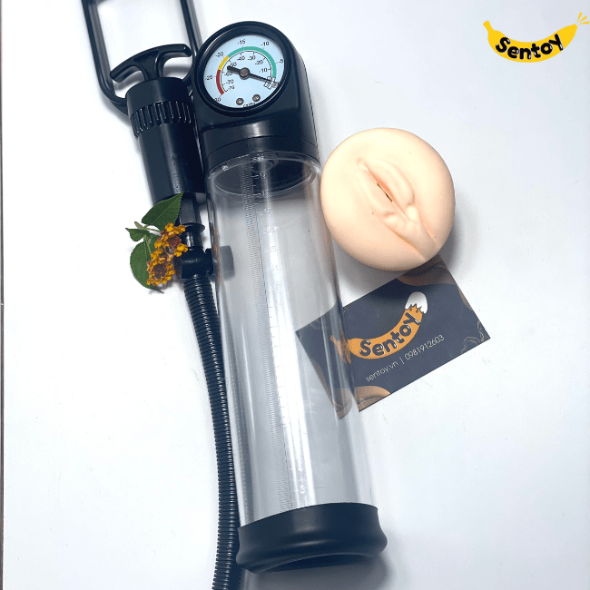 Máy tập bơm tay Penis pump MEN làm dài to dương vật (2)