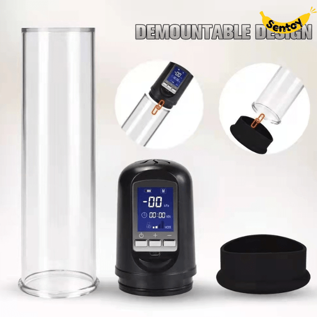 Máy tập dương vật PENIS PUMP lcd tự động tăng kích thước sức bền (6)