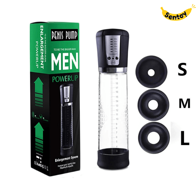 Máy tập dương vật Penis Pump cao cấp bơm hút tự động pin sạc (3)