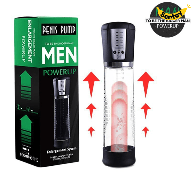 Máy tập dương vật Penis Pump cao cấp bơm hút tự động pin sạc (4)