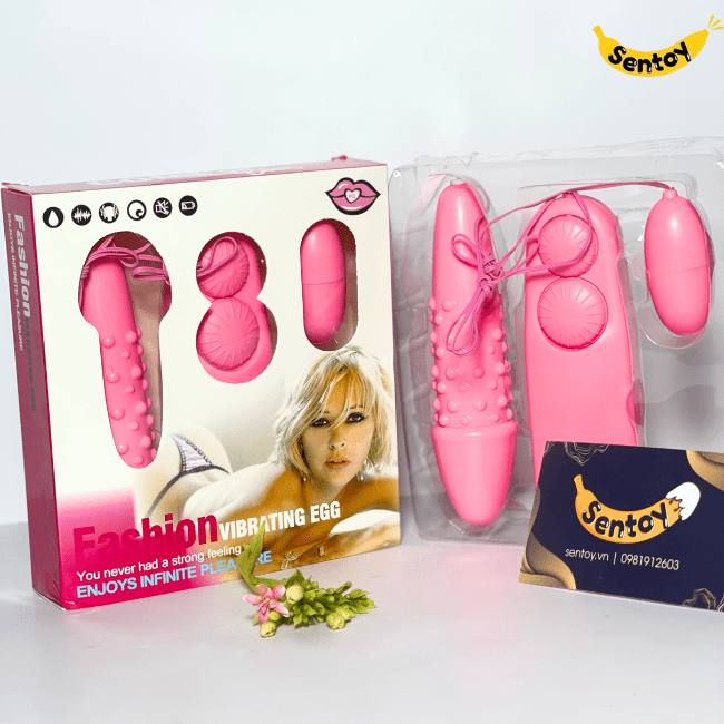 Trứng rung Fashion Vibrating 2 đầu riêng biệt (3)