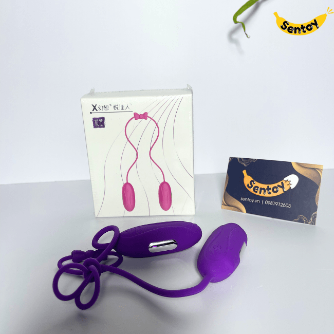 Trứng rung tình yêu Aphojoy hai đầu rung riêng biệt đa chế độ (11)