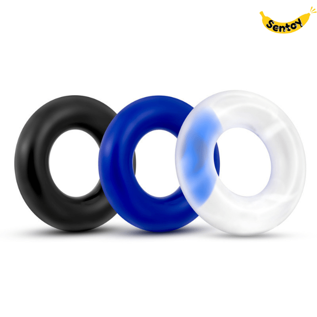 Vòng đeo Stay hard Donus Ring chống xuất tinh sớm 3 vòng (2)