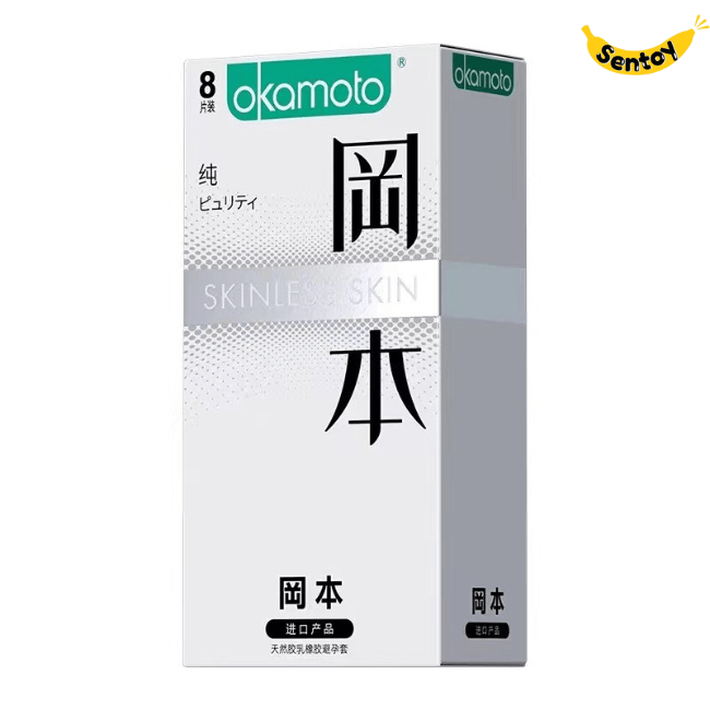 Bao cao su Okamoto Skinless Skin Purity Nhật Bản Hộp 10 cái (1)