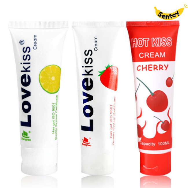 Gel bôi trơn Hot Kiss 50ml với 2 mùi Dâu - Chanh (1)