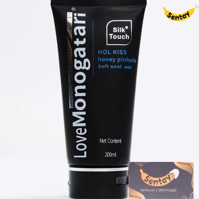 Gel bôi trơn Monogatari Black 200ml gốc nước tinh khiết (4)