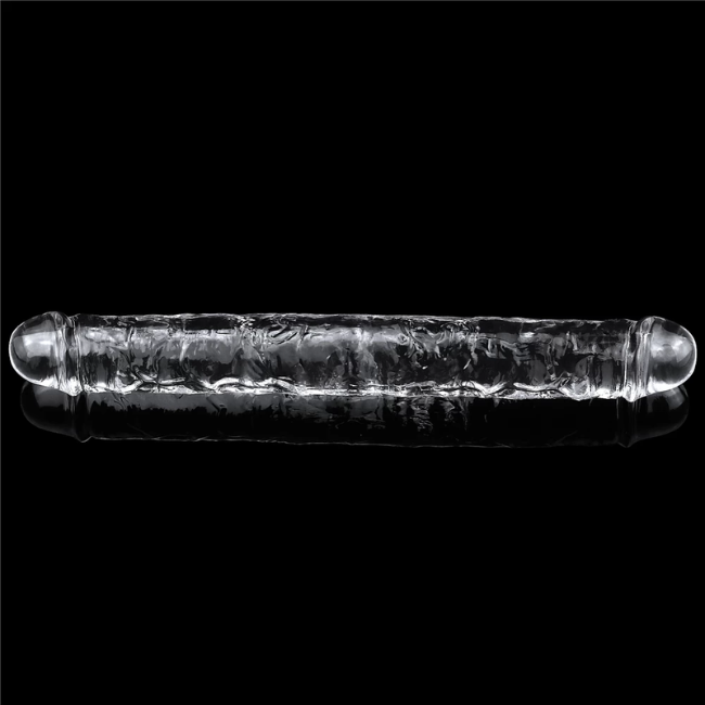 Dương vật Lovetoy Flawless Clear Double hai đầu trong suốt (4)