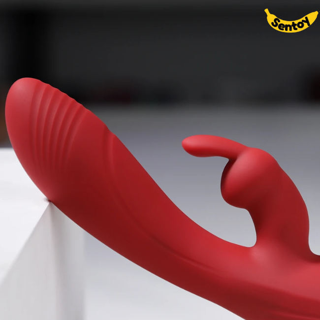 Sextoy hai đầu rung kích thích điểm G liếm âm vật (7)