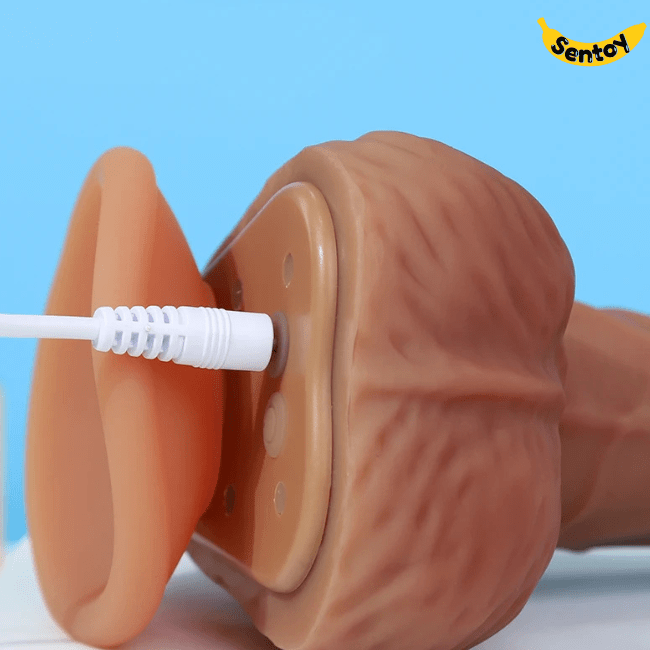 Dương vật giả YEAIN Tarzan 3 rung tỏa nhiệt thụt điều khiển remote (1)