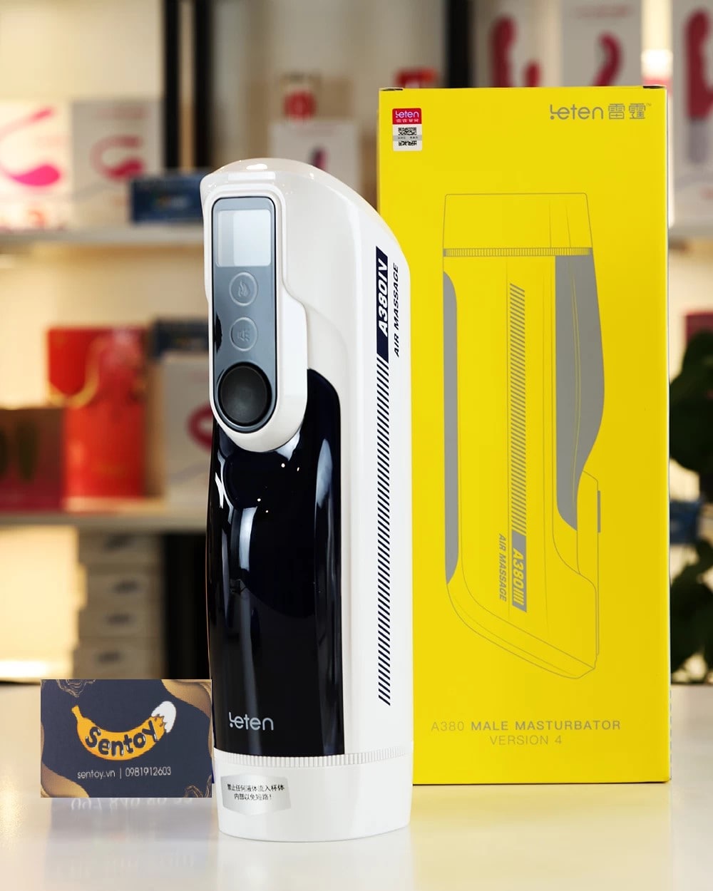 Leten A380 Air Massage Version 4 thụt rên sưởi ấm (1)