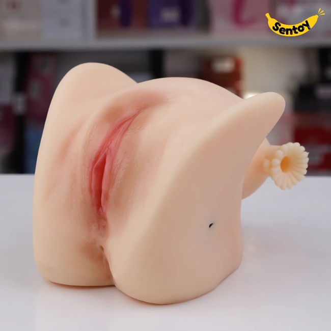 Âm đạo giả ManMiao rung sưởi ấm, 3 lỗ hấp dẫn